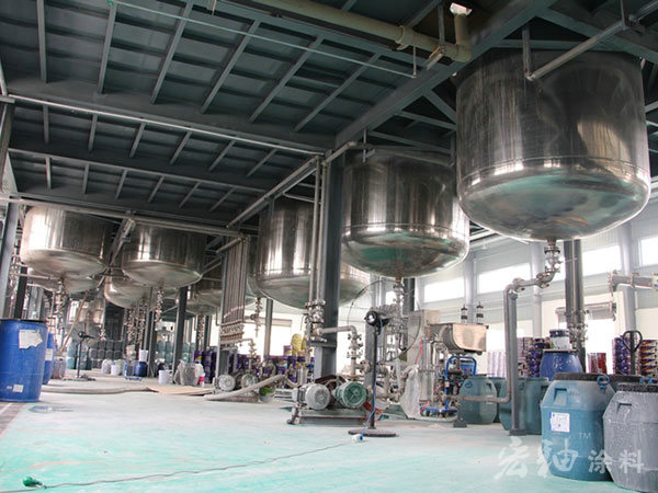 涂料全自動灌裝區(qū)